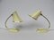 Yellow Table Lamps, 1950s, Set of 2 3