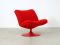 Model F504 Red Lounge Chair by Geoffrey Harcourt for Artifort, 1970s 2