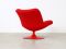 Model F504 Red Lounge Chair by Geoffrey Harcourt for Artifort, 1970s, Image 4