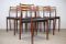 Rosewood Dining Chairs by Niels Otto Møller, 1960s, Set of 6 8