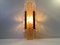 Aladdin Sunburst Wandlampe aus bernsteinfarbenem Glas & Messing von Vitrika, 1960er 2