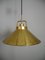 P 295 Brass Pendant Lamp by Fritz Schlegel for Lyfa, 1963 3
