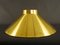 P 295 Brass Pendant Lamp by Fritz Schlegel for Lyfa, 1963 5
