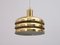 Brass Pendant Light by Hans-Agne Jakobsson for Hans-Agne Jakobsson AB Markaryd, 1960s 2