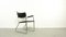 Vintage Bauhaus Tubular Steel Armchair in Black and Chrome from Mauser 2