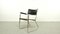 Fauteuil Bauhaus Vintage en Acier Tubulaire Noir & Chrome de Mauser 1