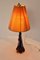 Mid-Century Blue Conical Glass Table Lamp, 1950s 6