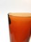 Orangefarbene Mid-Century Vase von Flavio Poli für Seguso Vetri D'arte 3