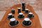 Hand-Painted Black & White Coffee Set from Kahla, 1960s, Set of 17 2