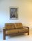 Vintage Danish 2-Seater Solid Oak & Leather Sofa, 1970s 3