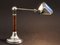 French Functionalist Desk Lamp with Wood from Pirouette, 1920s 5