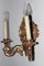 Gilded Wooden Wall Sconces, 1900s, Set of 2 5