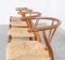 Vintage Wishbone Chairs by Hans J. Wegner for Carl Hansen, Set of 4 7