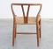 Vintage Wishbone Chairs by Hans J. Wegner for Carl Hansen, Set of 4 11