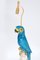 Blaue Vintage Papagei Lampen, 1970er, 2er Set 5