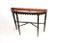 Ebonized Beech & Pink Marble Console Table, 1950s 5