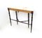 Ebonized Beech & Pink Marble Console Table, 1950s 4