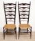 Chiavari Stühle mit hohen Rückenlehnen von Giuseppe Gaetano Descalzi, 1950er, 2er Set 1