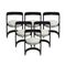 Vintage Dining Chairs by Willy Rizzo, Set of 6, Image 1