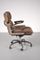 Chaise de Bureau en Cuir Marron, 1960s 4