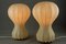 Lampade da tavolo Gatto Piccolo Cocoon dei Fratelli Castiglioni per Flos, anni '60, set di 2, Immagine 1