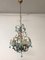 Vintage Italian Chandelier with Opaline and Murano Glass Drops, Image 12