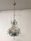 Vintage Italian Chandelier with Opaline and Murano Glass Drops, Image 3