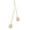 Poppy V. Chandelier in Lost Wax Cast Brass with 2 Stems by Fred&Juul 2
