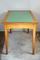 Mid-Century Dining Table with Lime Green Glass Top, Image 4