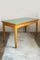 Mid-Century Dining Table with Lime Green Glass Top 9