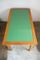 Mid-Century Dining Table with Lime Green Glass Top 7