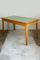 Mid-Century Dining Table with Lime Green Glass Top 11