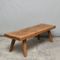 Vintage Oak Butcher's Block Coffee Table or Bench, 1930s 2