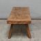 Vintage Oak Butcher's Block Coffee Table or Bench, 1930s 3