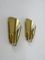 Brass Wall Lights, 1950s, Set of 2 1