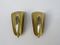 Brass Wall Lights, 1950s, Set of 2 2