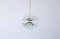 Vintage Dandelion Glass & Brass Chandelier by Emil Stejnar for Rupert Nikoll 1