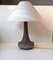 Danish Chamotte Ceramic Table Lamp from Michael Andersen & Son, 1970s, Image 1