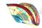 Large Multicolored Murano Glass Bowl from AVEM, 1950s, Image 9