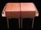Teak Two-Drawer Bedside Tables by Johannes Andersen for CFC Silkeborg, 1960s, Set of 2 3