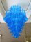 Blue Murano Glass Chandelier in the Style of Mazzega, 1970s, Image 1