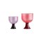 Medium Cuppino Tasse aus geblasenem Glas in Rot von Aldo Cibic für Paola C. 2