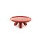 Großer Gambone Keramik Riser in Rot von Aldo Cibic für Paola C. 1