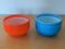 Palet Bowls by Michael Bang for Holmegaard, 1970s, Set of 2 1