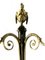 Antique French Bronze Wall Lamp by Marcel Guillemard 2