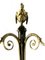 Antique French Bronze Wall Lamp by Marcel Guillemard, Image 2