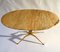Oval Marble Coffee Table on Sculptural Bronze Relief Base, 1950s 6
