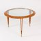 Glass and Mahogany Coffee Table by Bertil Fridhagen for Bodafors, 1940s 3