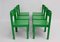 Mid-Century Green Modern Dining Room Chairs from E.& A. Pollack, 1950s, Set of 6, Image 2