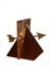 Lancillotto Wood & Brass Bookends by Marco Bertin for Morelato, 1998, Set of 2, Image 5